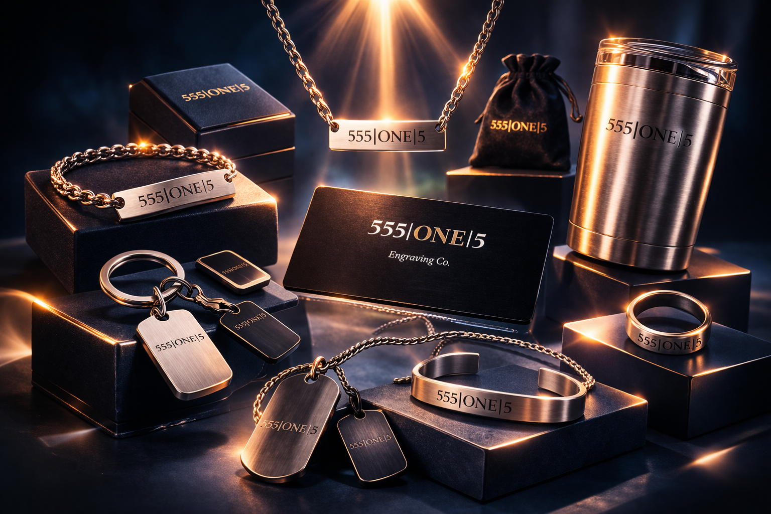 555|ONE|5 Engraving Co. full product collection
